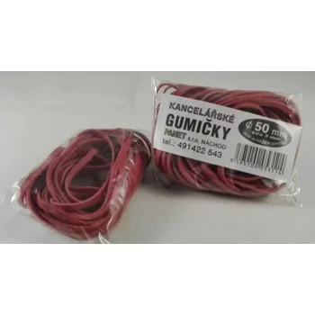 Gumičky ČERVENÉ půměr 5 cm