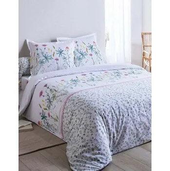 Povlečení Blancheporte Povlečení Julie zn. Colombine®, bavlna, potisk herbář Velikost: napínací prostěradlo 90x190 cm