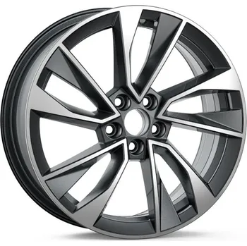 Alu kolo Alu kolo KAJAM 6,5x17 5x100 ET40 - Antracitová metalíza