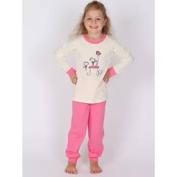 Dámské pyžamo EVONA a.s. Dětské dlouhé pyžamo P FLO - P FLO BASS 152-158