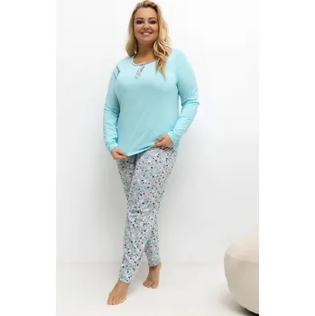 Pánské pyžamo Pohodlná pyžama pro plnoštíhlé model 221184 Forever Pink 3XL