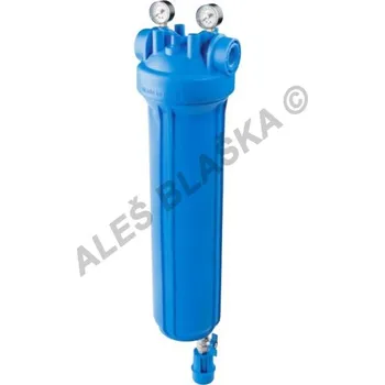 vodní filtr ATLAS FILTRI - Itálie | filtr DP BIG 20" MASTER MS s odkalením a manometry (filtr na vodu, vodní filtrace) - 1" filtr DP BIG MASTER 20" MS