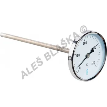 Kuchyňský teploměr Teploměr bimetalový pro kouř a spaliny, průměr 80mm - 3/8" TGAZ