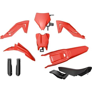Tlumič řízení RACETECH (RTECH) 2025/12 sada plastů s kryty teleskopů i sedloM TALARIA STING MX4 / MX5 / TL 4000 / 5500 23-25 barva červená / černá (RACETECH (RTECH) 2025/12 sada plastů s kryty teleskopů i sedloM TALARIA STING MX4 / MX5 / TL 4000 / 5500 23-25 barva)