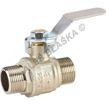 Instalatérský materiál SFERACO - Francie | Kulový kohout (ventil) odmaštěný s pákou, plnoprůtokový , MM, pro kyslík - 3/8" 50200