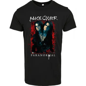 Pánská mikina Alice Cooper Paranormal Splatter Adult Black Tee S