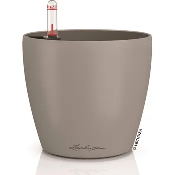 Samozavlažovací květináč Classico Color, průměr 12 cm, písková hnědá