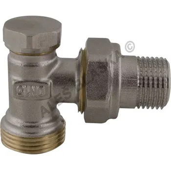 Ventil Regulační ventil rohový s eurokonusem (detentor připojení k radiátoru) - 1/2" 410 1/2"