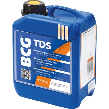 BCG - BaCoGa - Německo | BCG TDS - chemický těsnící přípravek pro topné systémy (na topení, do radiátorů) - tekuté těsnění - 5 litrů BCG TDS