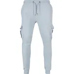 Světle modré pánské tepláky Urban Classics Fitted Cargo XL