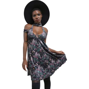 Dámské šaty šaty dámské KILLSTAR - Corax - Black - M