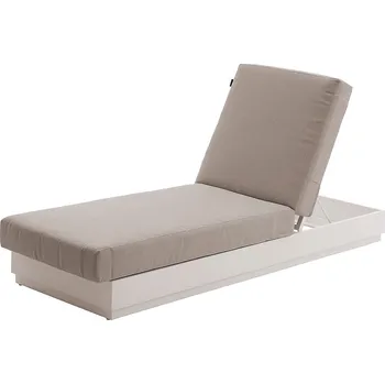 DEOKORK Hliníkové lehátko MADRID (cappuccino)