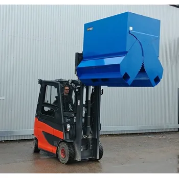 Popelnice Kontejner rozevíratelný 900 l s kolečky