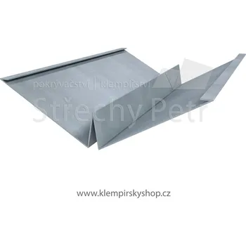 Střešní lemovaní Střechy Petr Úžlabí W r.š. 670 mm PE25 Barva: stříbrná RAL 9006