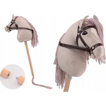 Hobby horsing Hobby Horse Holly Deluxe KŮŇ NA TYČI A3 KONÍK HLAVA KONĚ TYČKY S HŘÍVOU