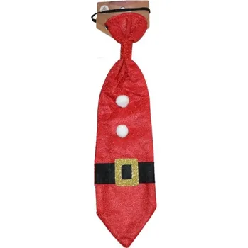 Kravata Guirca Vánoční kravata Santa 40 cm