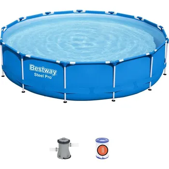 Bazén Nadzemní bazén Steel Pro 396 x 84 cm 8680 l BESTWAY 84643