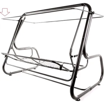 Příslušenství k zahradnímu nábytku Konstrukce stříšky na houpačku Rimini/Venezia Antracit PATIO 405114