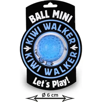 Hračka pro psa Kiwi Walker Míč Mini - modrý 6 cm