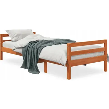 Postel Jednolůžková dřevěná postel VidaXL 60x120 cm, vícebarevná