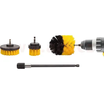 čistící kartáče na vrtačku sada 4 ks, 9901270
