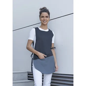 Gastro oděv KARLOWSKY Pracovní plášť Bea antracit Barva: Bílá, Velikost: 0