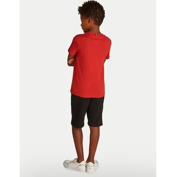 Pánské tričko Tommy Hilfiger T-Shirt Essential KB0KB06879 D Červená Regular Fit 16Y