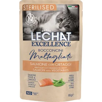 Krmivo pro kočku Monge Italy Monge LeChat Excellence Sterilized Cat losos se zeleninou 85g