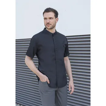 Gastro oděv KARLOWSKY Kuchařská bunda s krátkými rukávy Modern-Touch Barva: Černá, Velikost: 58