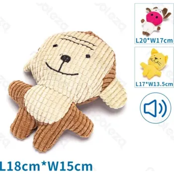 Hračka pro psa Plyšová hračka Nobleza zvířátka Manchester 18 cm Barva: Hnědá