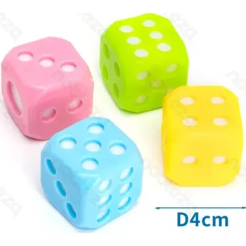 Hračka pro psa LED svítící KOSTKA pro psa Nobleza 4 cm Barva: Zelená