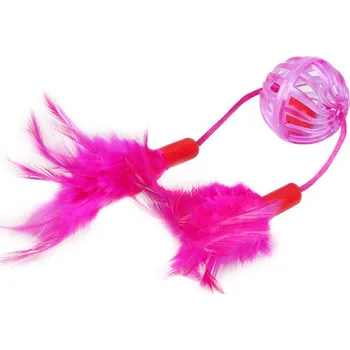 Hračka pro kočku Hračka pro kočku Nobleza - míček s peříčkem