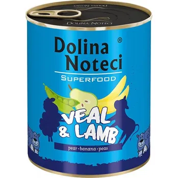 Krmivo pro psa DNP S.A. Dolina Noteci Superfood - Telecí a jehněčí 800g