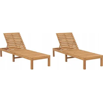 Zahradní lehátko Lehátko dřevěné hnědé VidaXL