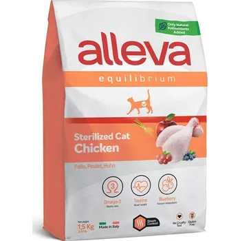 Krmivo pro kočku Alleva EQUILIBRIUM Cat Chicken Sterilized 1,5 kg