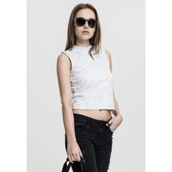 Dámský Space Dye Top wht/blk Urban Classics bílá 2546624