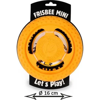 Hračka pro psa Kiwi Walker Frisbee Mini - oranžová 16 cm
