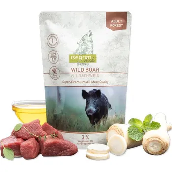 Krmivo pro psa Isegrim Dog Adult Wild Boar kapsička 410g