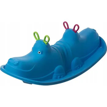 Dětská houpačka Houpačka pro více dětí Hippo - modrá