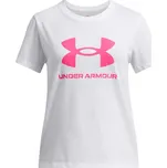 Dívčí tričko UNDER ARMOUR UA BIG LOGO SS bílá - 118-127