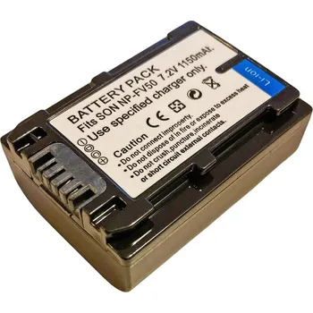 TRX baterie Sony NP-FV50 - Li-Ion 1150mAh