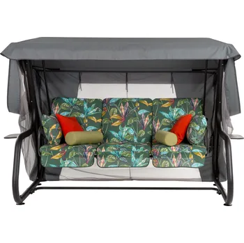 Zahradní houpačka Venezia Lux s moskytiérou, polštářky a bočními stolky G058-02PB PATIO 448548