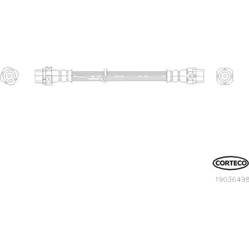 Brzdová hadice Brzdová hadice CORTECO 19036498
