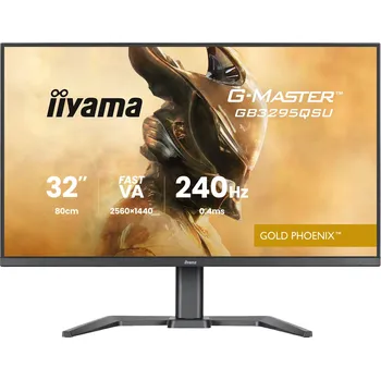 Monitor iiyama G-Master/GB3295QSU-B1/31,5"/VA/QHD/240Hz/0,4ms/Černá/3R