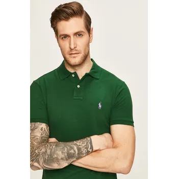 Pánská móda Polo Ralph Lauren - Polo tričko 710795080002 zelená 77X, vel. M