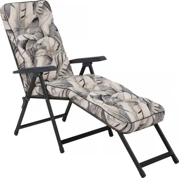 Zahradní lehátko Polohovací zahradní lehátko Lena Lounger Black Edition G057-06PB PATIO 462306