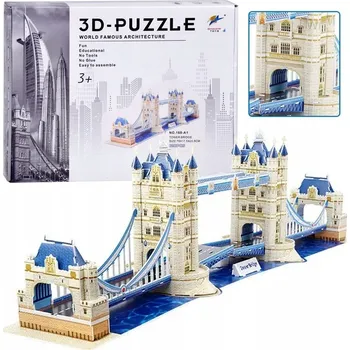 Puzzle 3D Puzzle Tower Bridge 120 dílků Prostorové Puzzle Londýn ZA5399