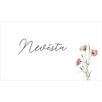 Svatební dekorace Svatební jmenovka 359