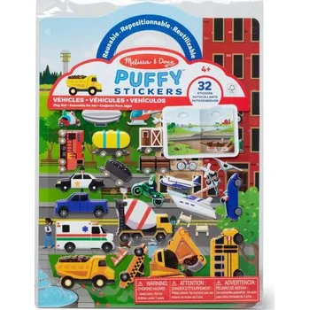 interaktivní kniha MELISSA & DOUG Adhezní sešit se samolepkami Dopravní prostředky Melissa & Doug
