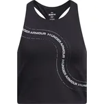 Dívčí tílko UNDER ARMOUR G Motion Branded Crop Tank černá - 140-146